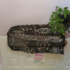 Wool long jacket size M-L